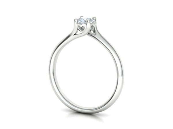 Ring Solitaire with Diamond