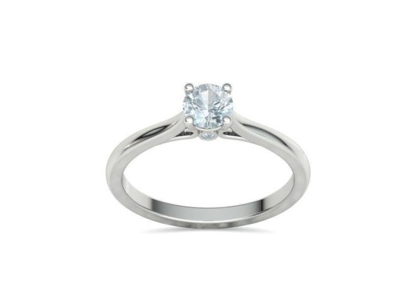 Ring Solitaire with Diamond