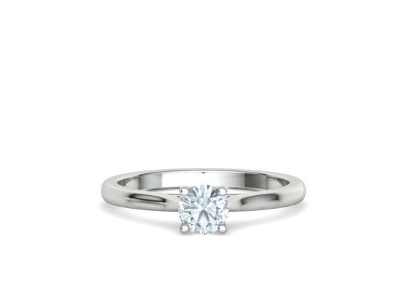 Ring Solitaire with Diamond