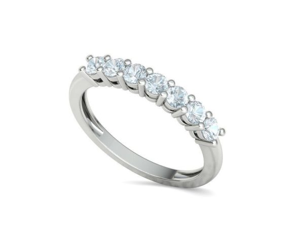 Ring Rows with Diamonds